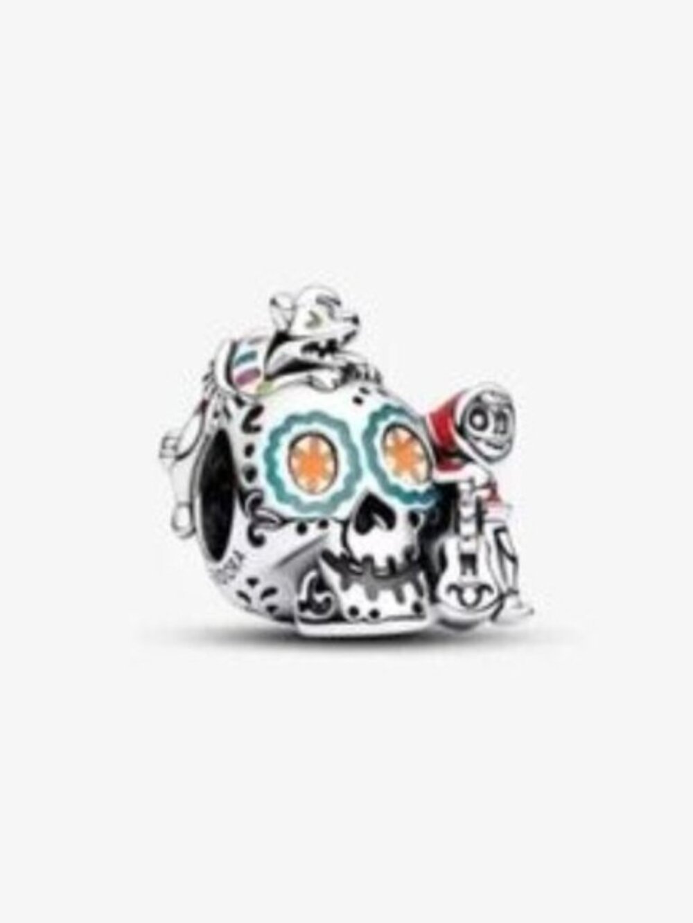 Pandora Pixar Coco Miguel & Dante Skull Glow-in-the-dark Charm